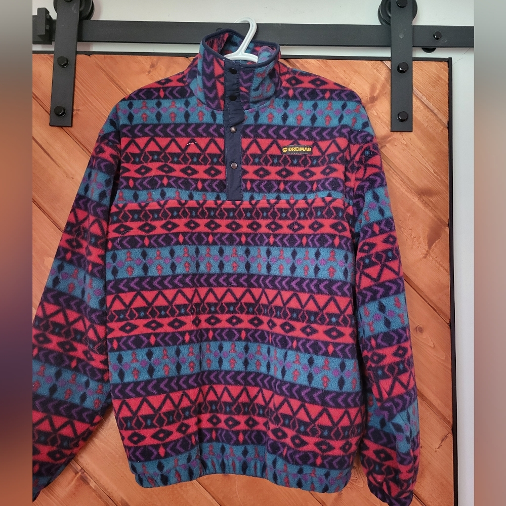 Dreimar snap fleece pullover
